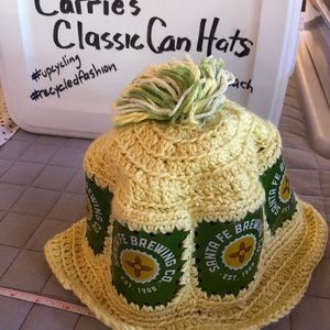 Beer Can Hat Handmade from Santa Fe Brewing Company cans. One size fits all.